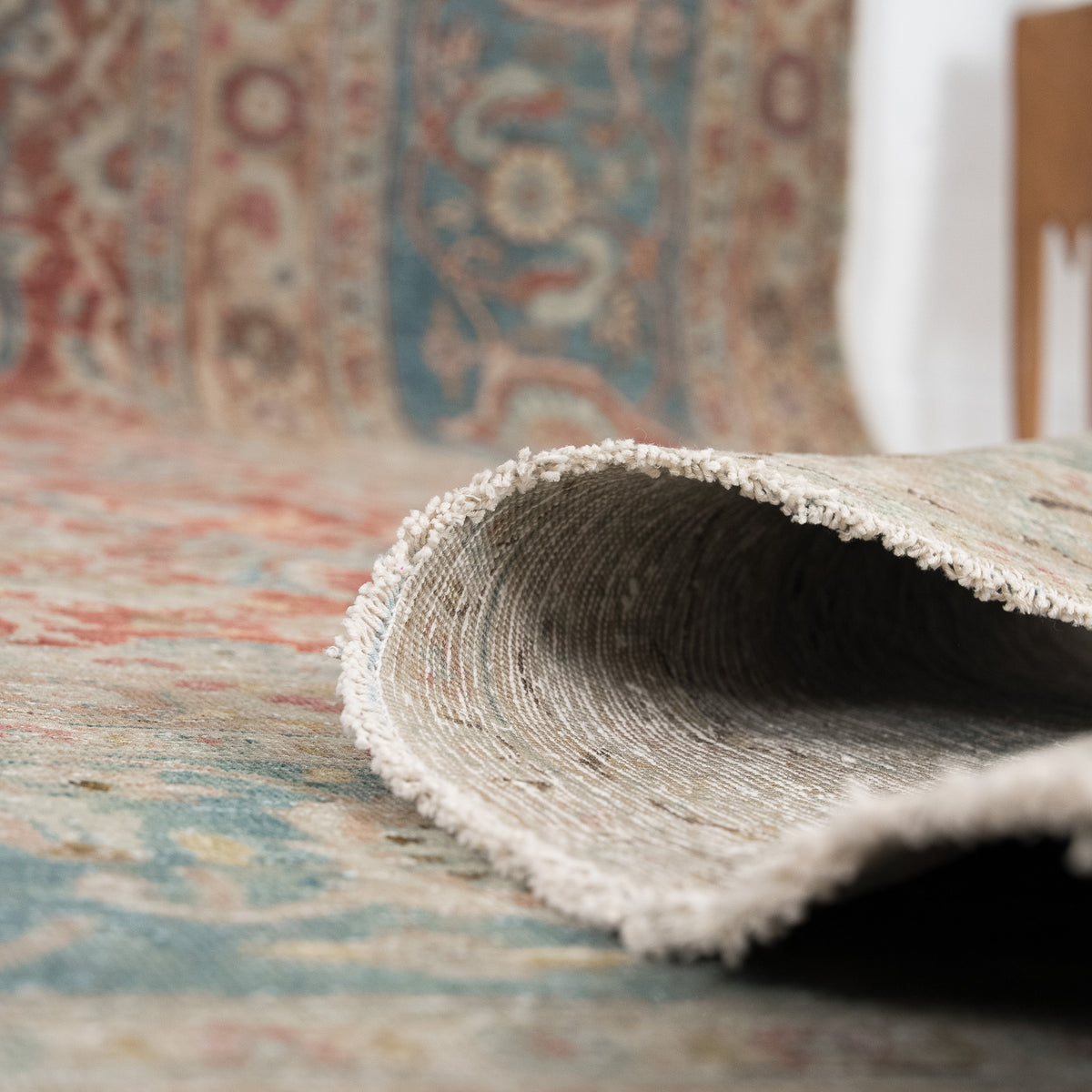 Antiquewashed Red Area Rug