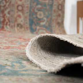 Antiquewashed Red Area Rug