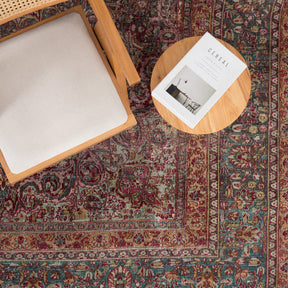 Antiquewashed Red Area Rug