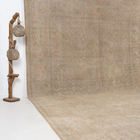 Beige and  Area Wool Rug