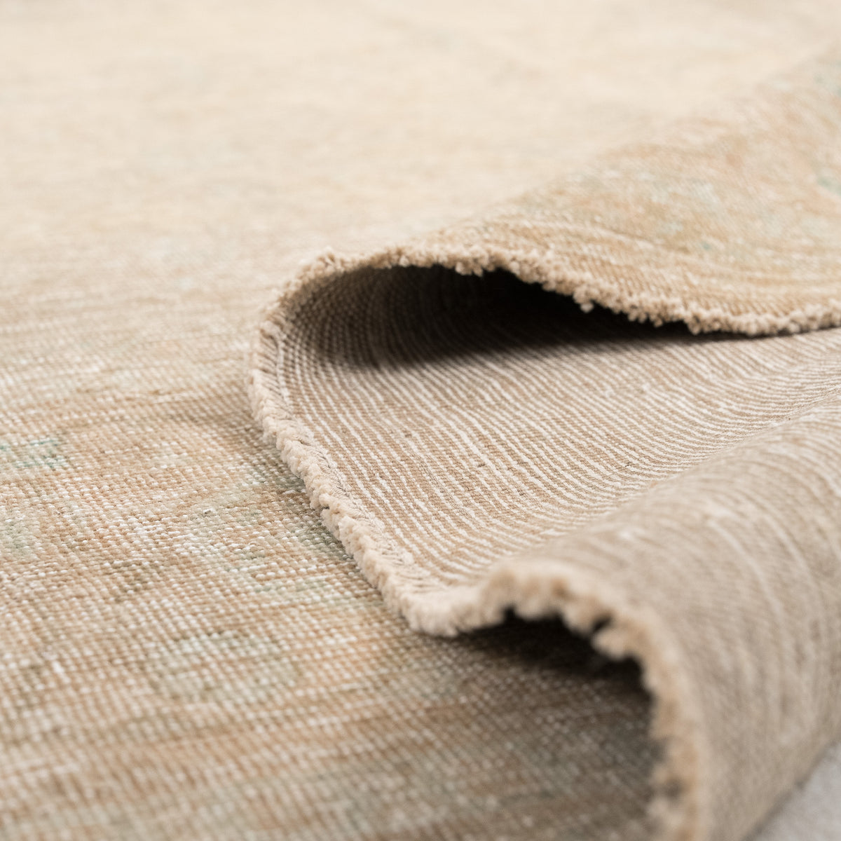 Antiquewashed Beige Area Rug