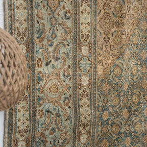 Antiquewashed Blue Area Rug