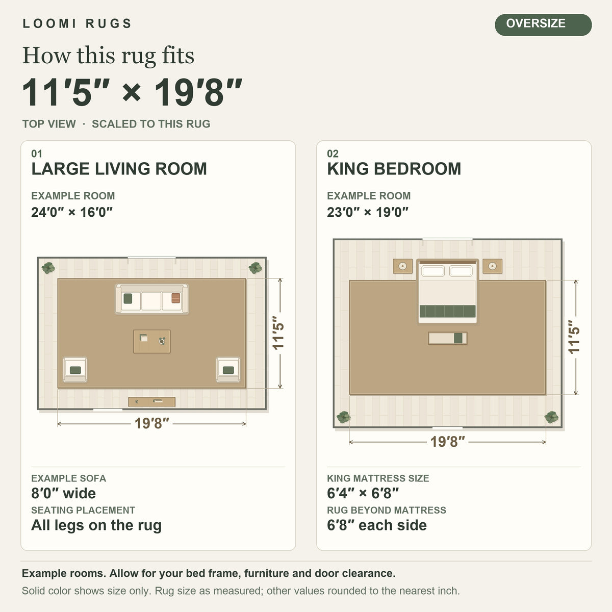 11x20 Rug Size Guide