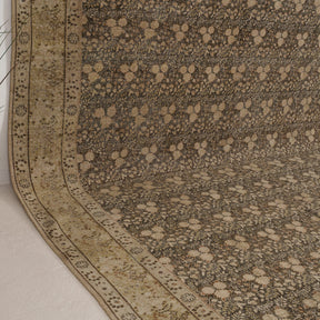 Blue and Beige Area Wool Rug