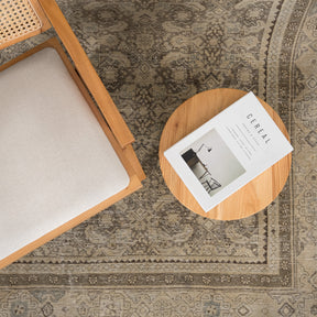 Antiquewashed Brown Area Rug
