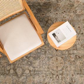 Antiquewashed Gray Area Rug