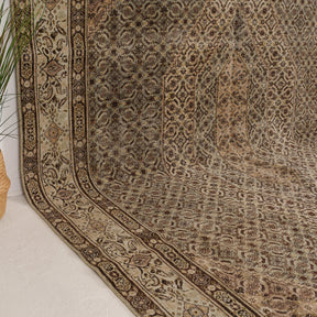 Blue and Beige Area Wool Rug