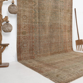 Blue and Red Area Wool Rug