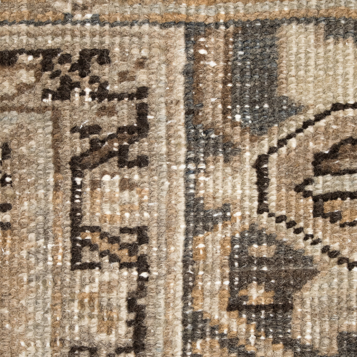 Antiquewashed Brown Area Rug