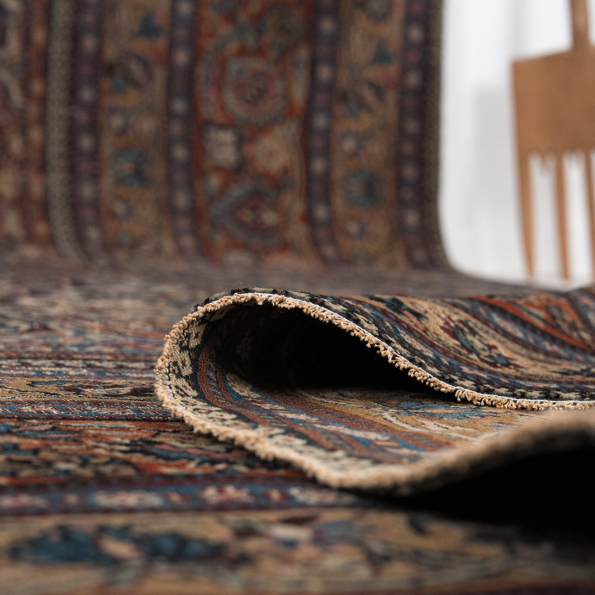 Antiquewashed Red Area Rug