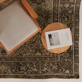 Antiquewashed Brown Area Rug