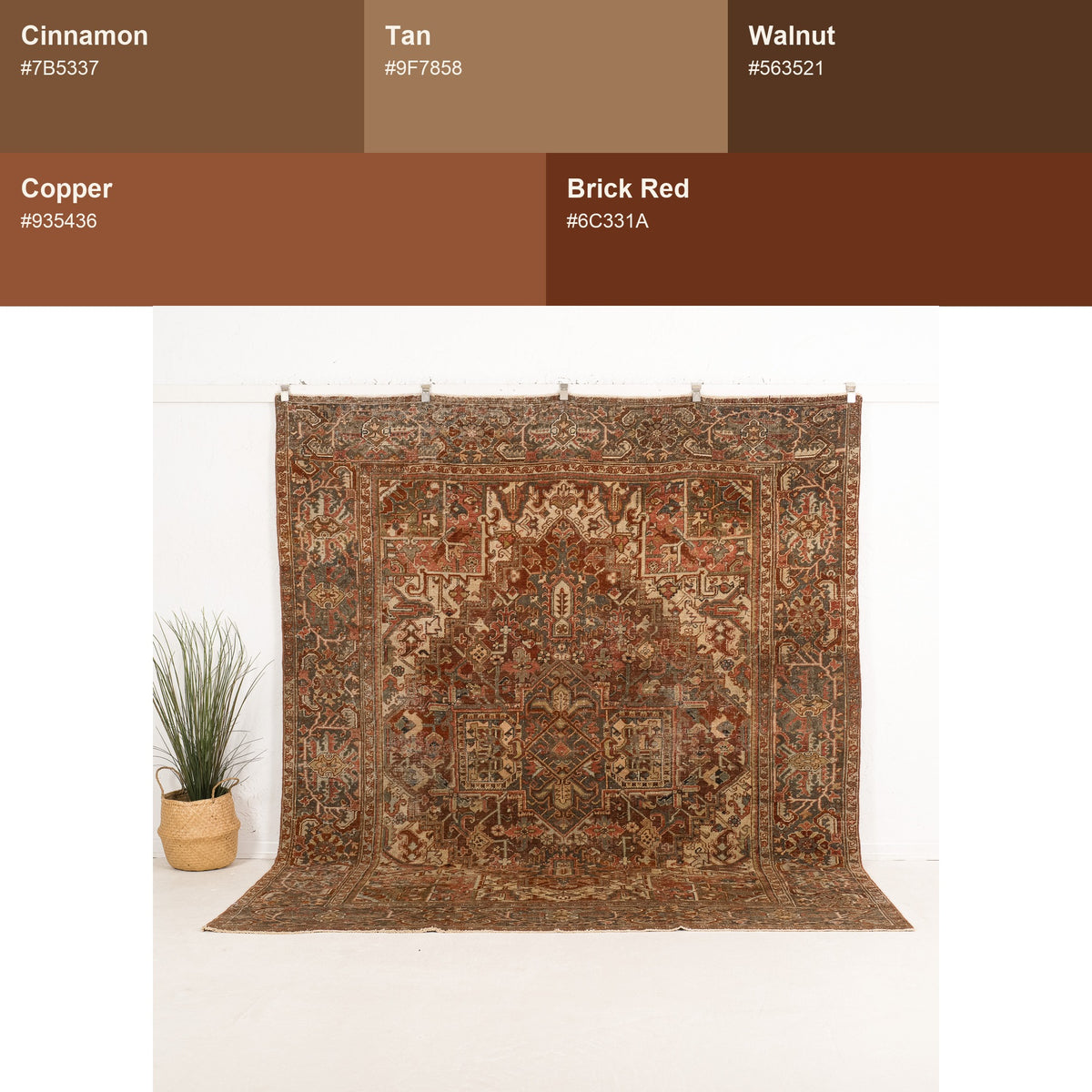Large Red Antique Rug