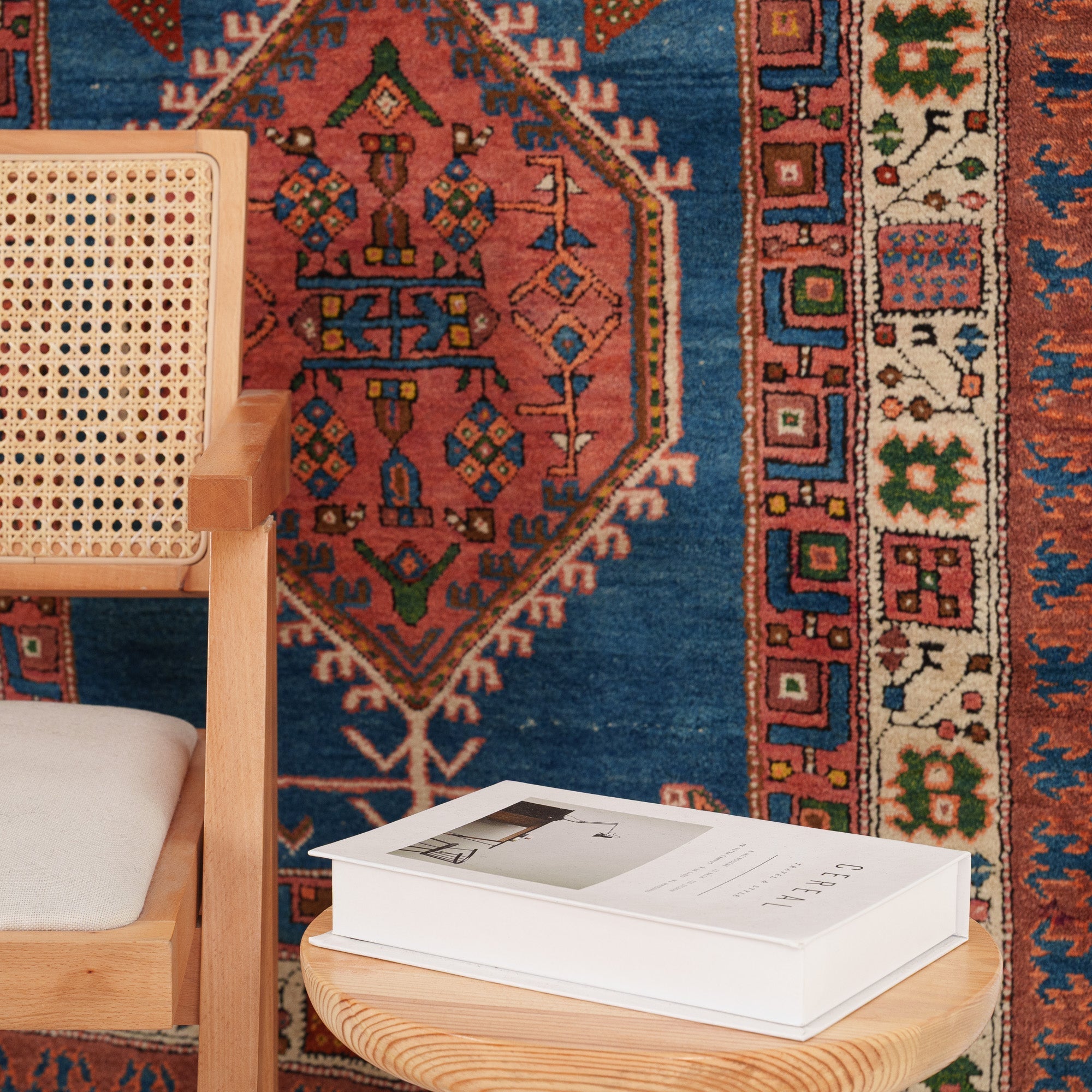 Oriental Blue Area Rug