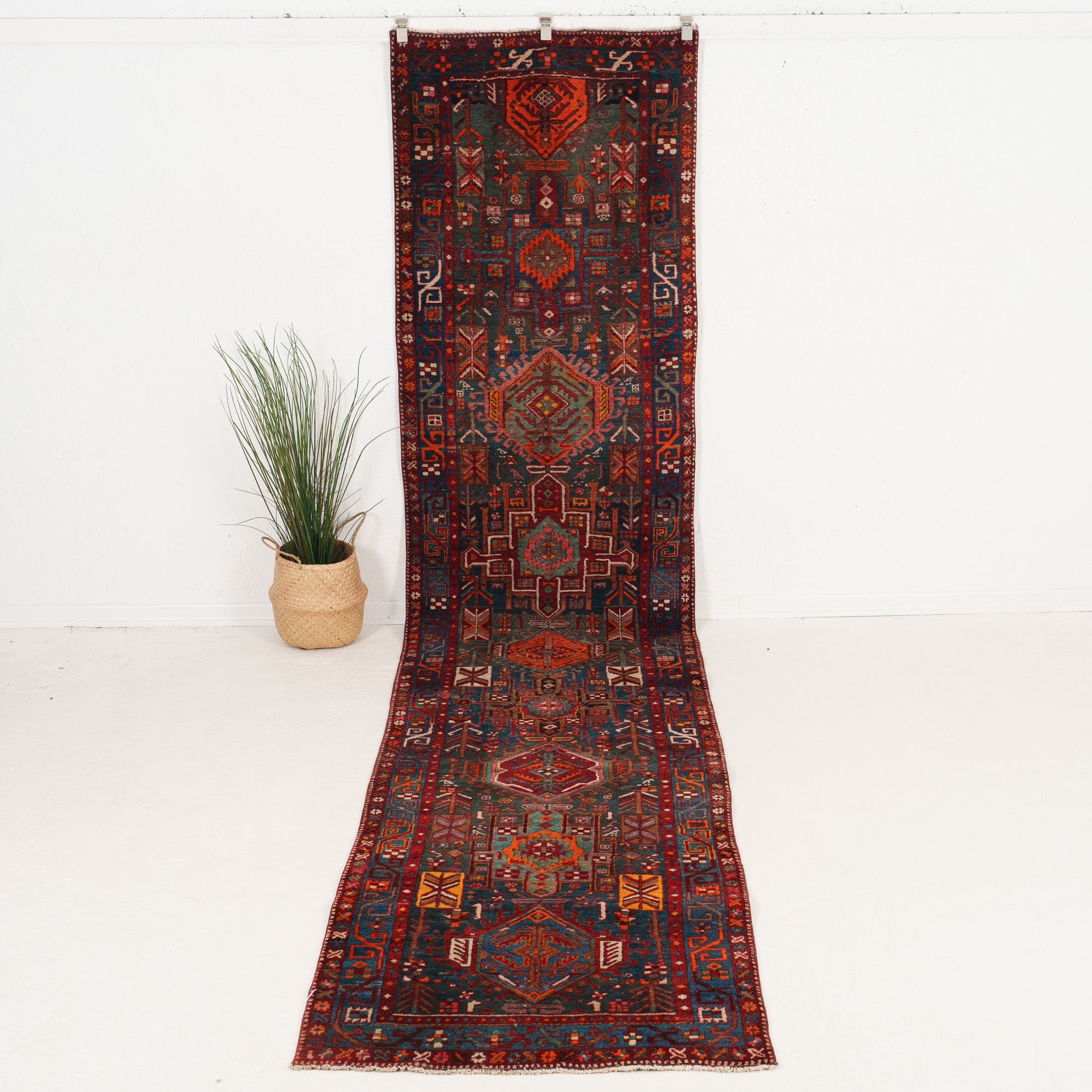 Selvinda - Vintage Persian Runner Rug
