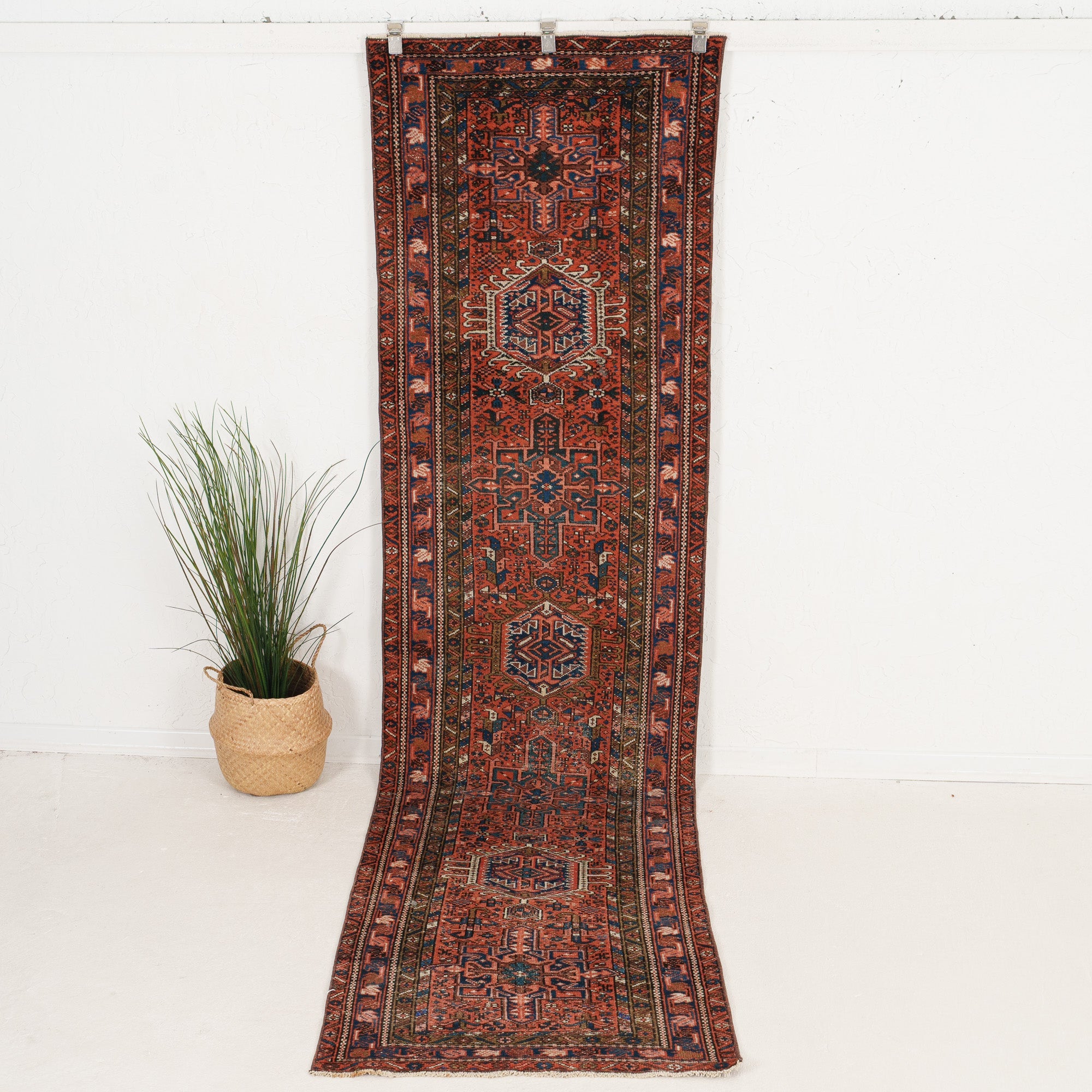 Morvinda - Vintage Persian Runner Rug