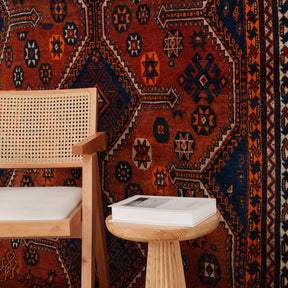 Oriental Orange Area Rug