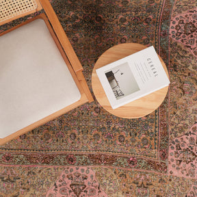 Antiquewashed Brown Area Rug