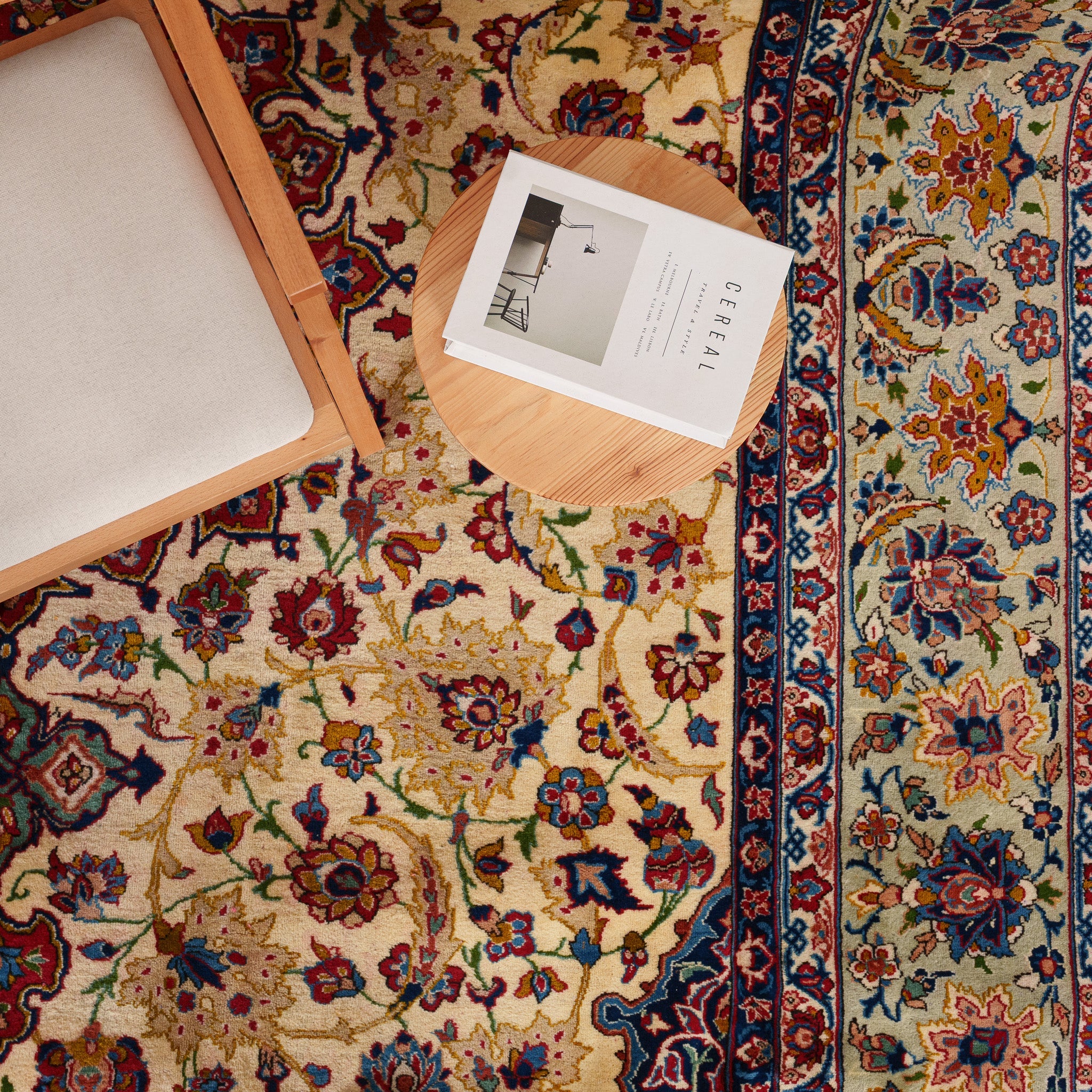 Oriental Beige Area Rug