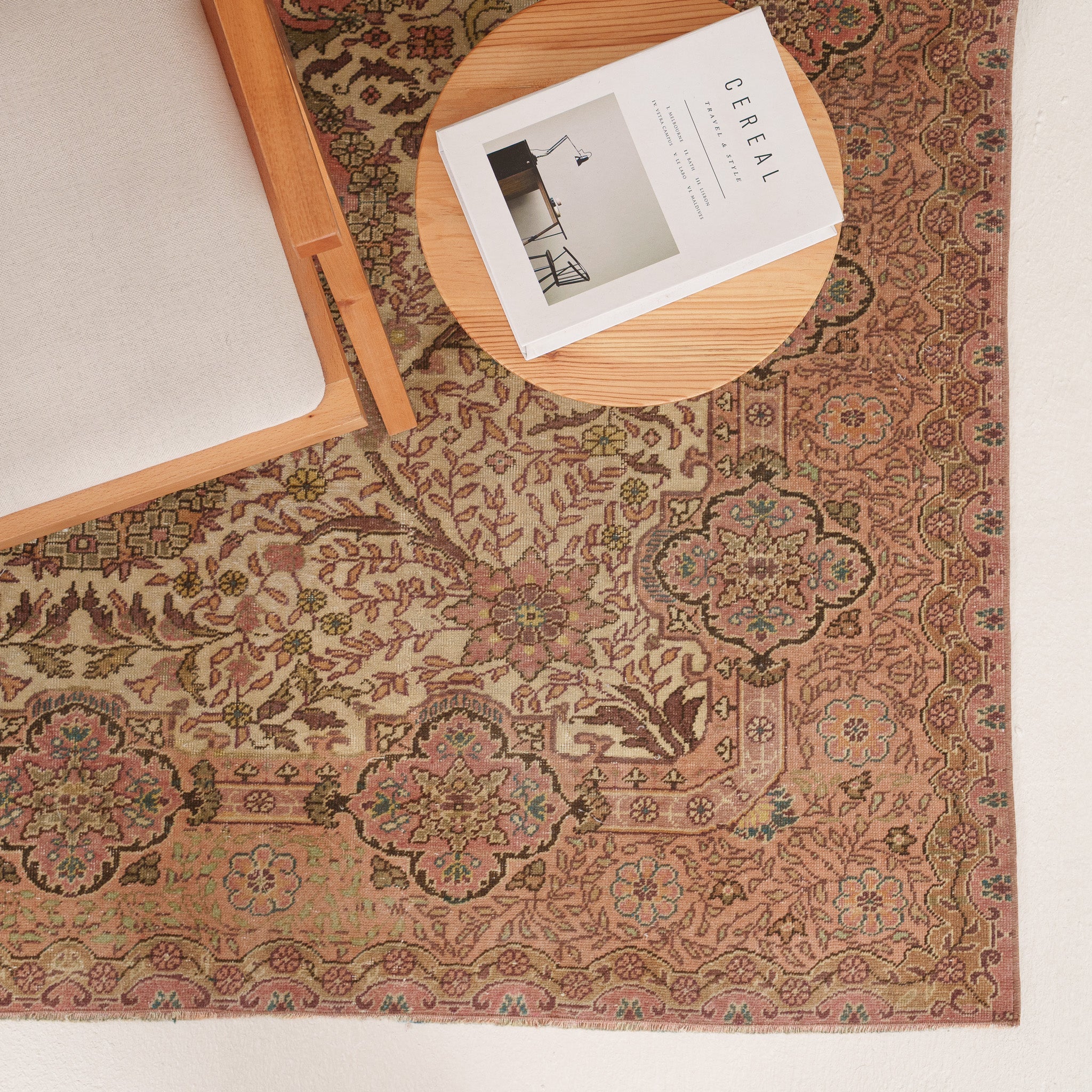 Oriental Beige Area Rug