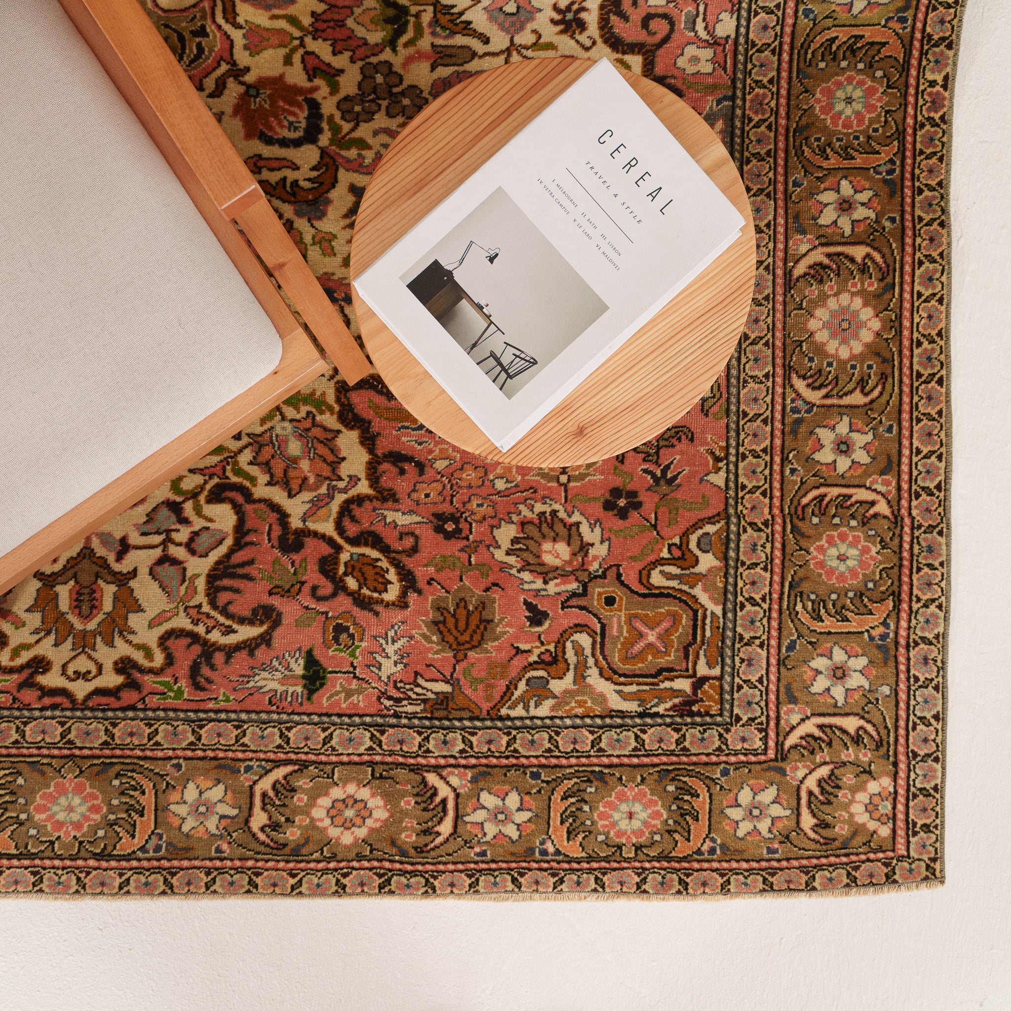 Oriental Beige Area Rug