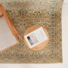 Antiquewashed Beige Area Rug