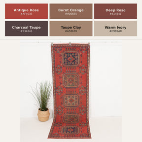 Estelle - Vintage Turkish Runner Rug