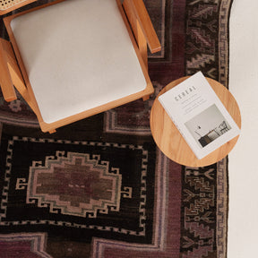 Antiquewashed Purple Area Rug