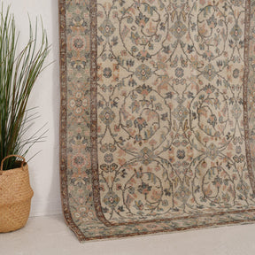 Beige and Gray Area Wool Rug