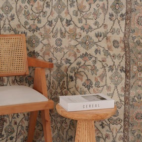 Antiquewashed Beige Area Rug