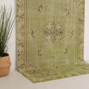 Green and  Area Wool Rug
