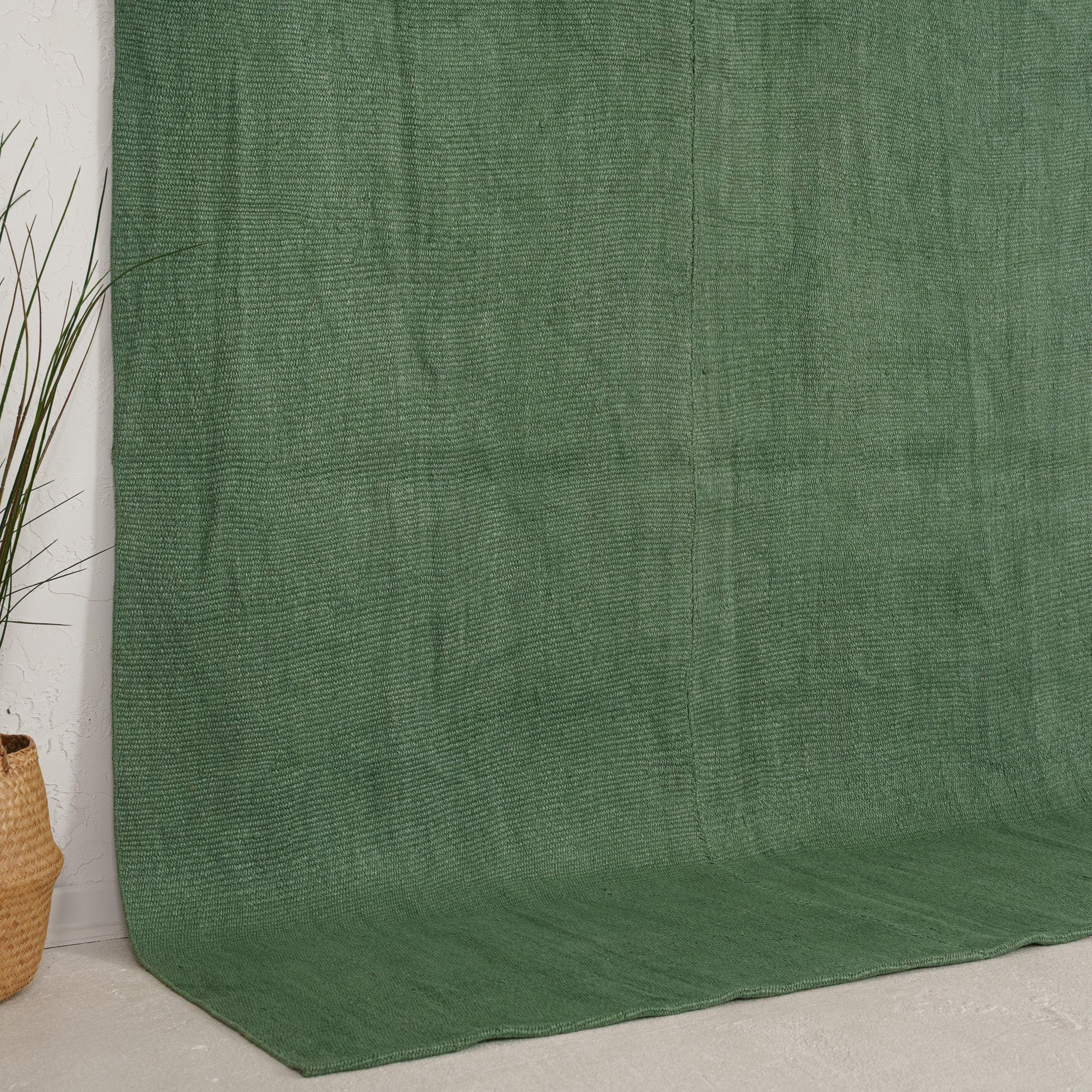 Green and  Area Wool Rug