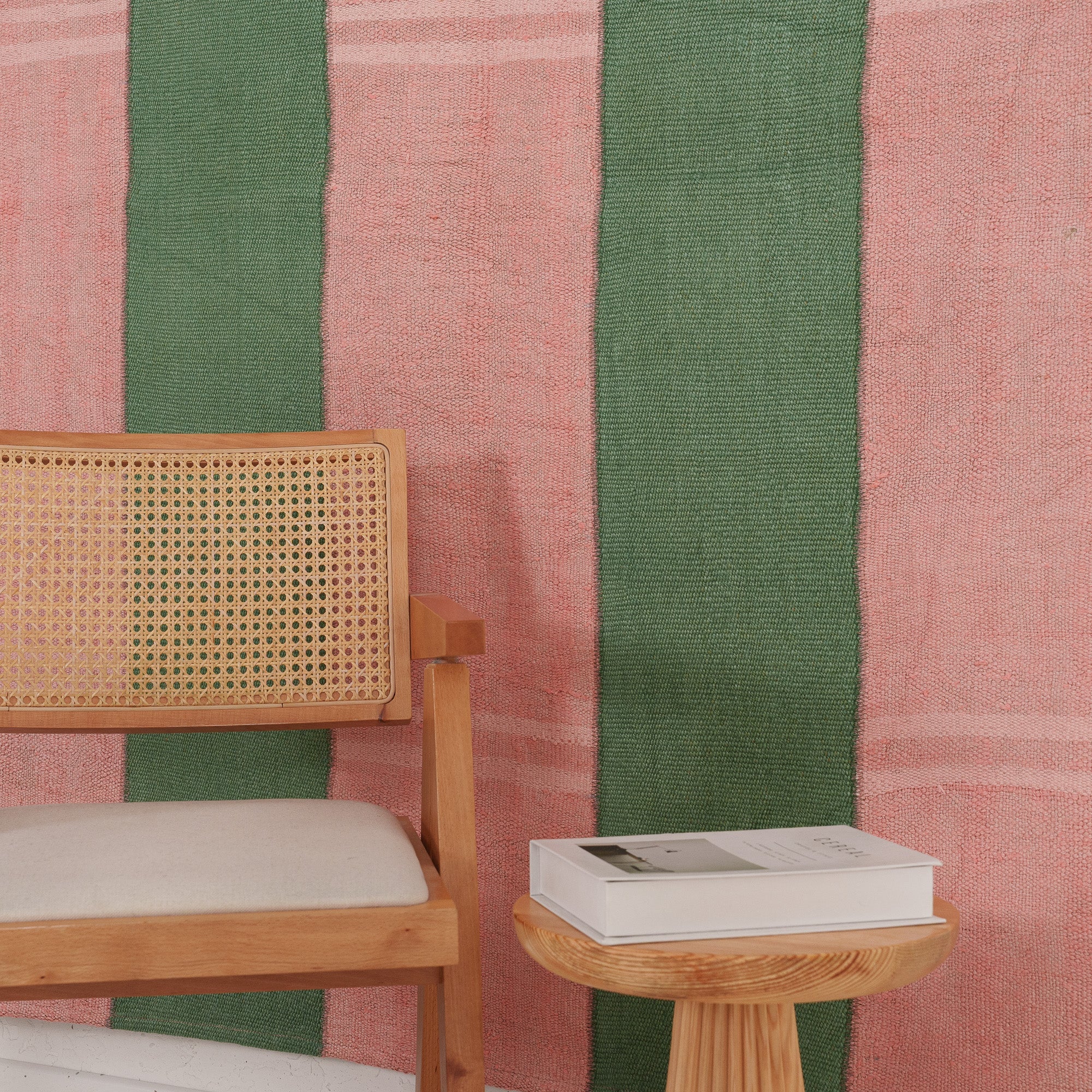 Hemp Pink Area Rug
