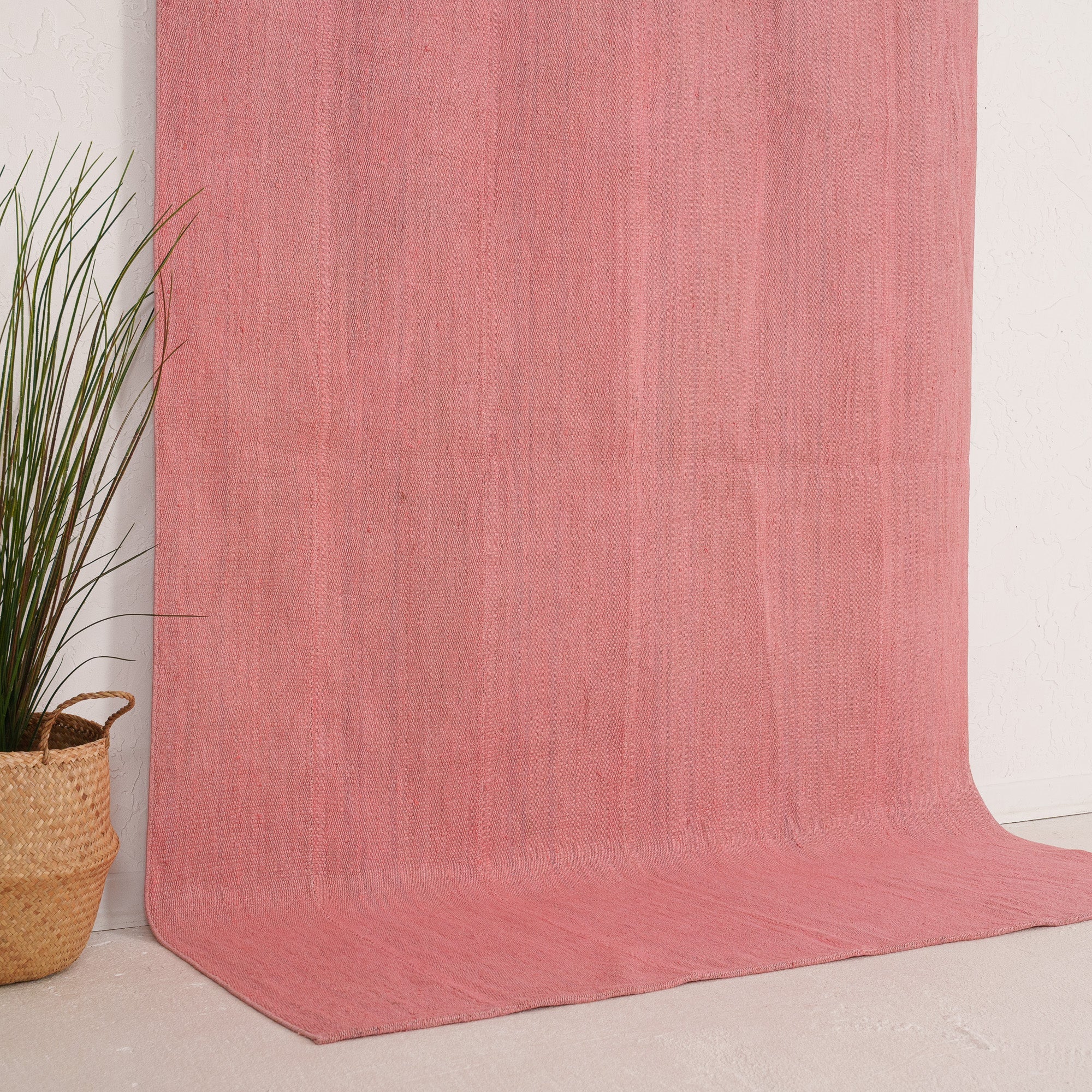 Pink and  Area Wool Rug