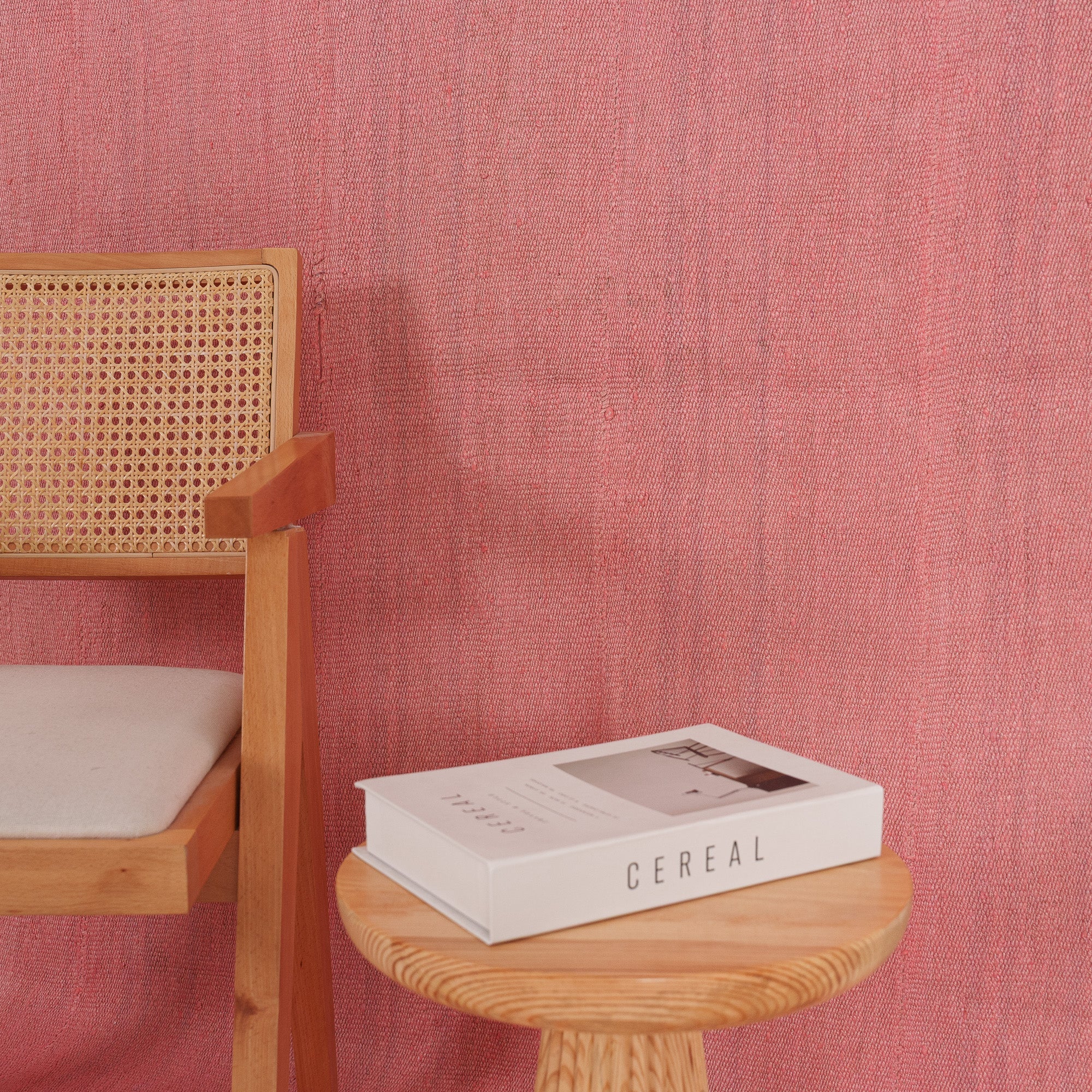 Hemp Pink Area Rug