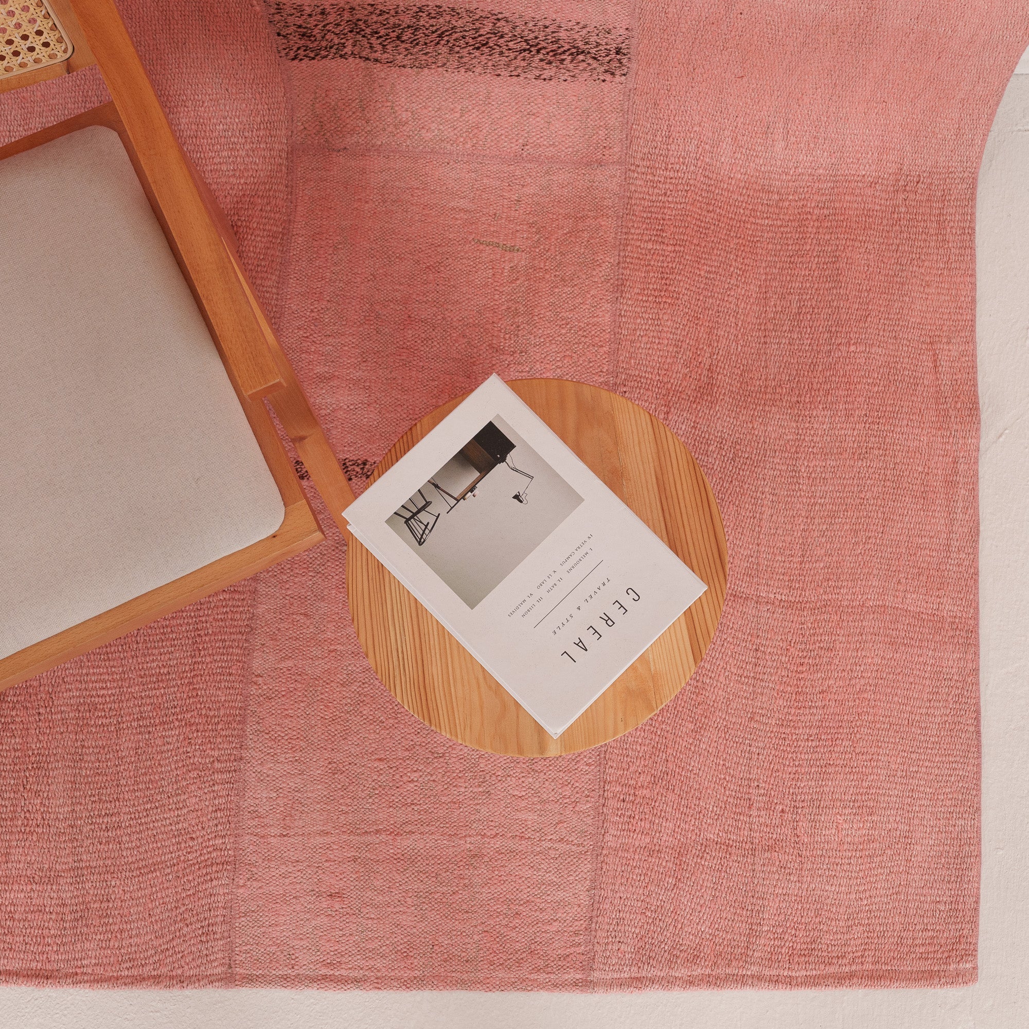 Hemp Pink Area Rug