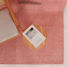 Hemp Pink Area Rug