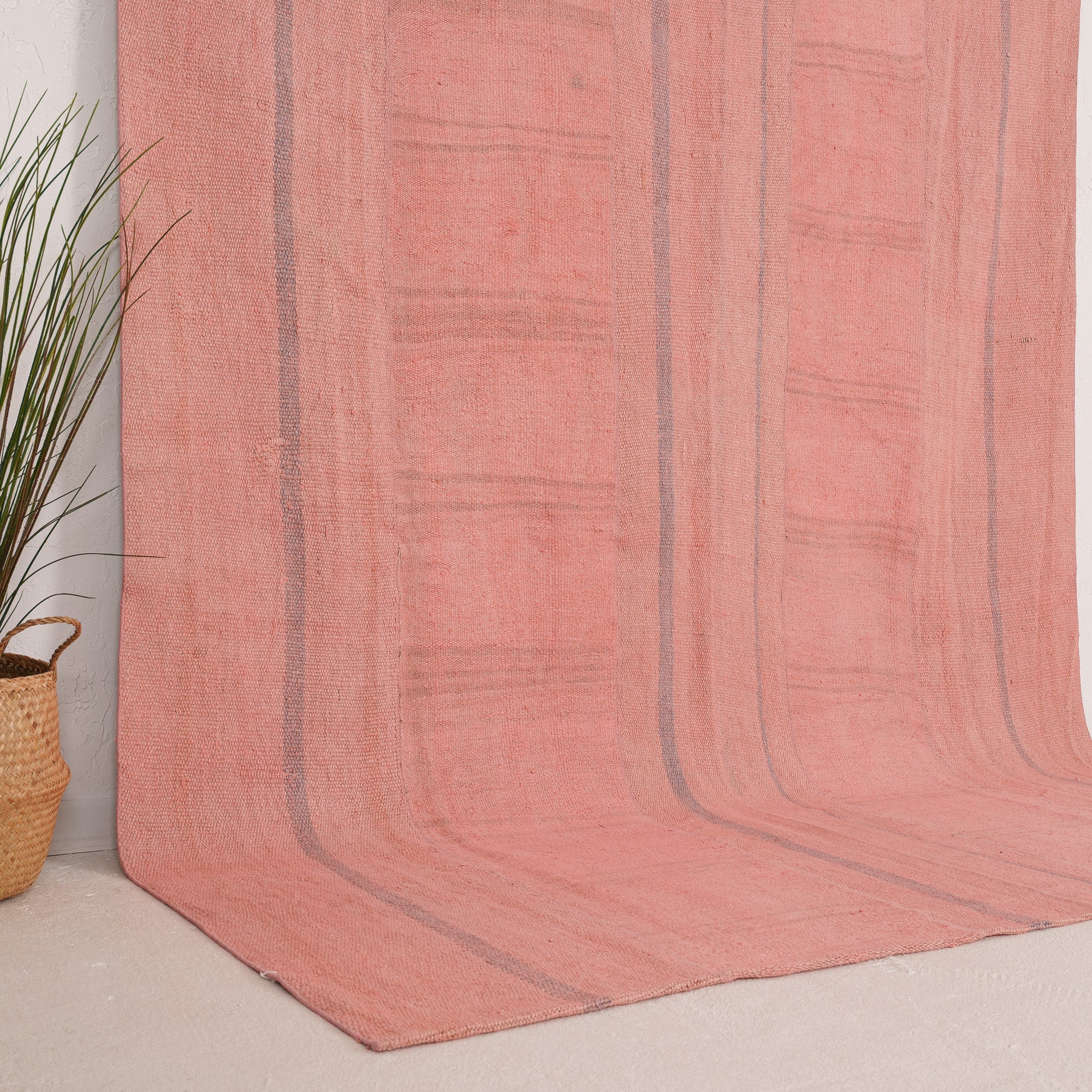 Pink and  Area Wool Rug