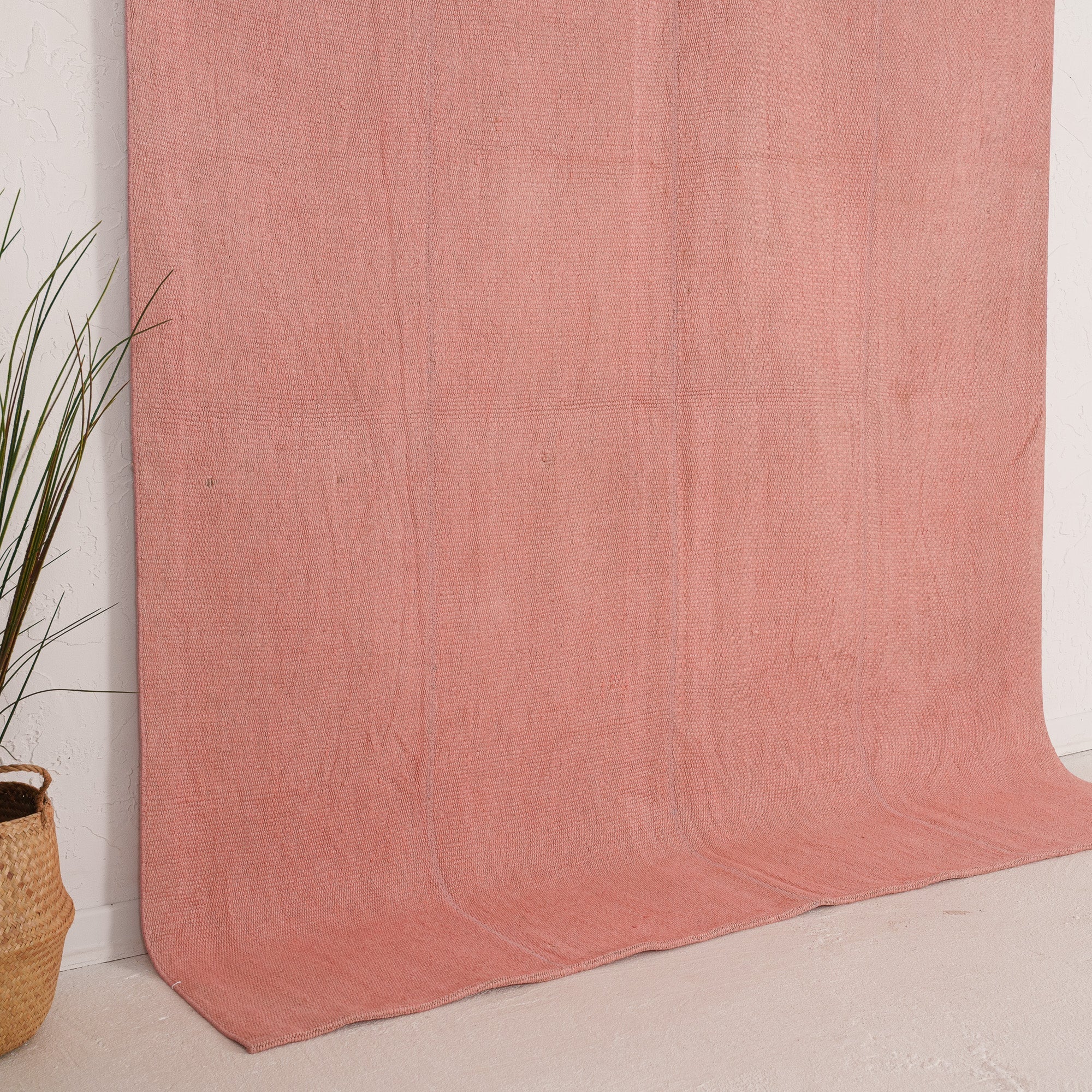 Pink and  Area Wool Rug