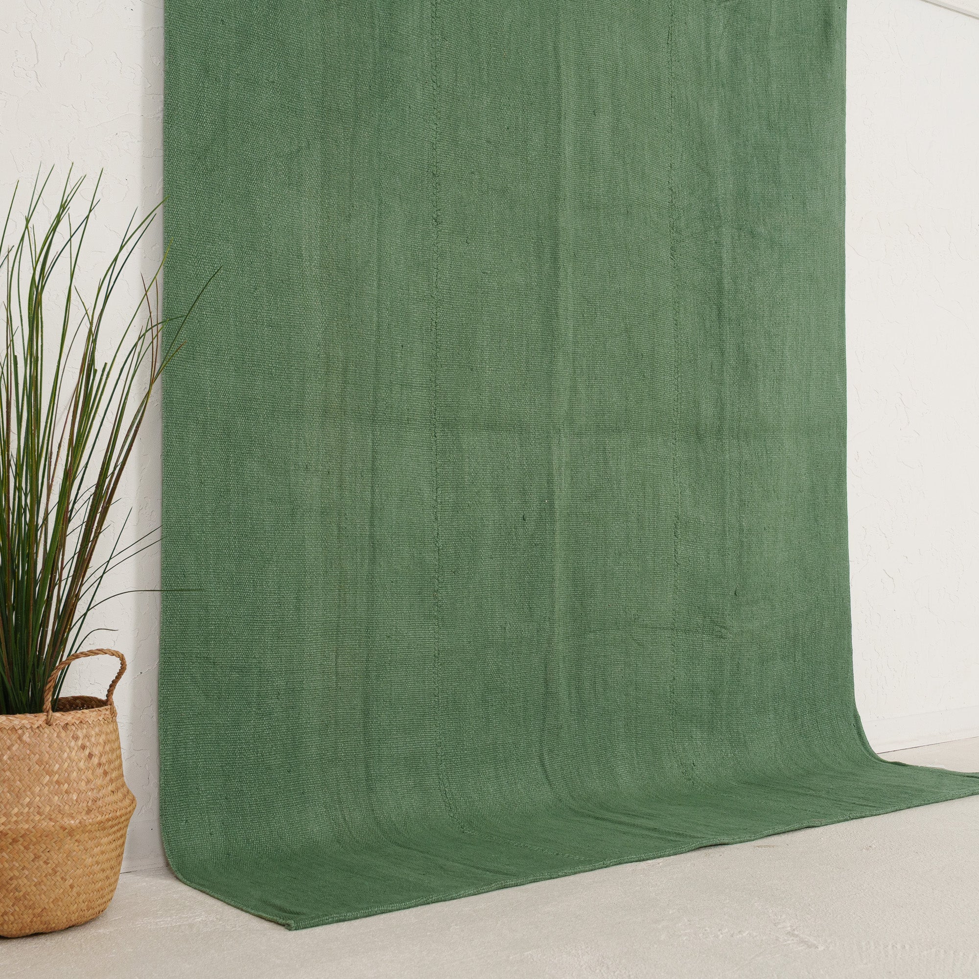 Green and  Area Wool Rug