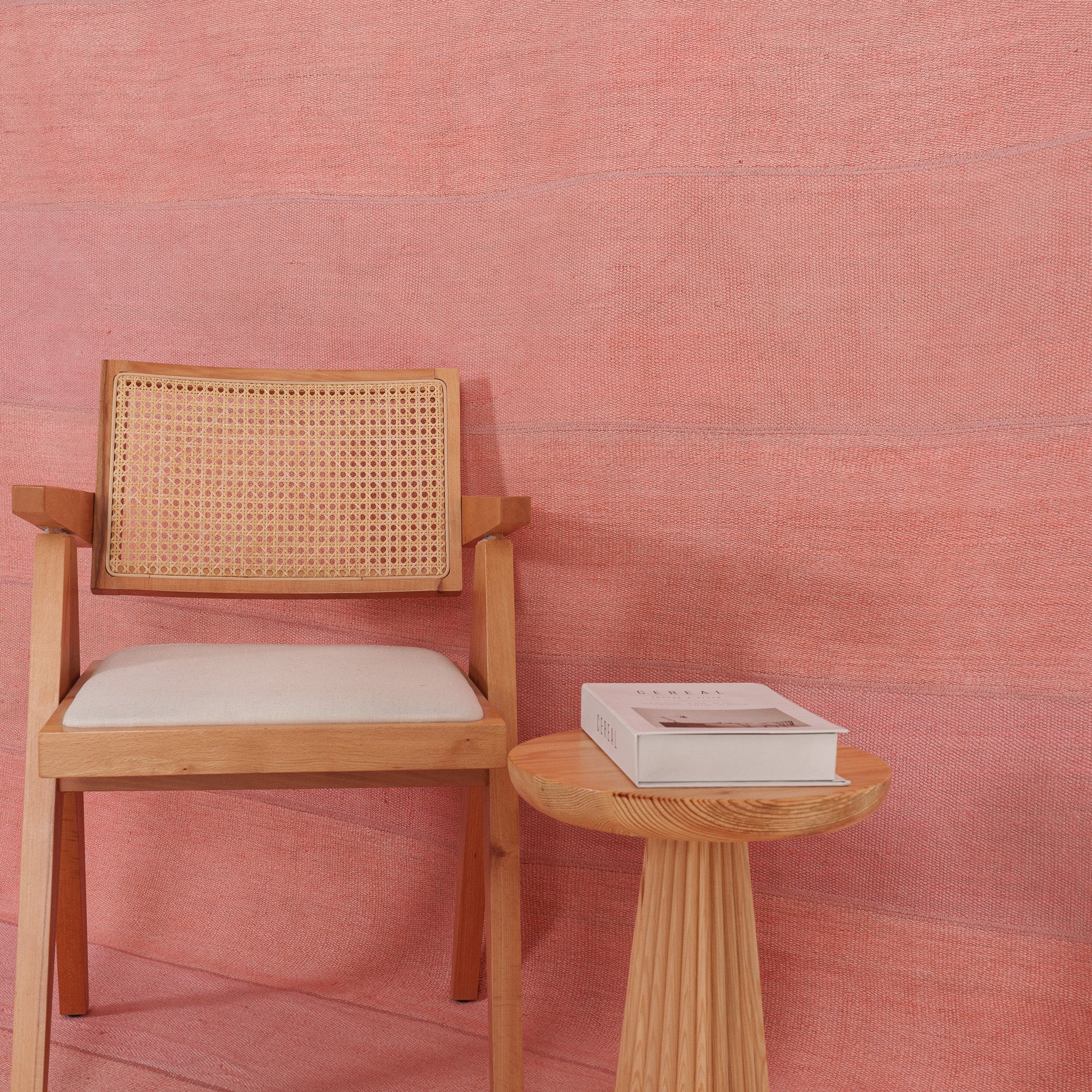 Hemp Pink Area Rug