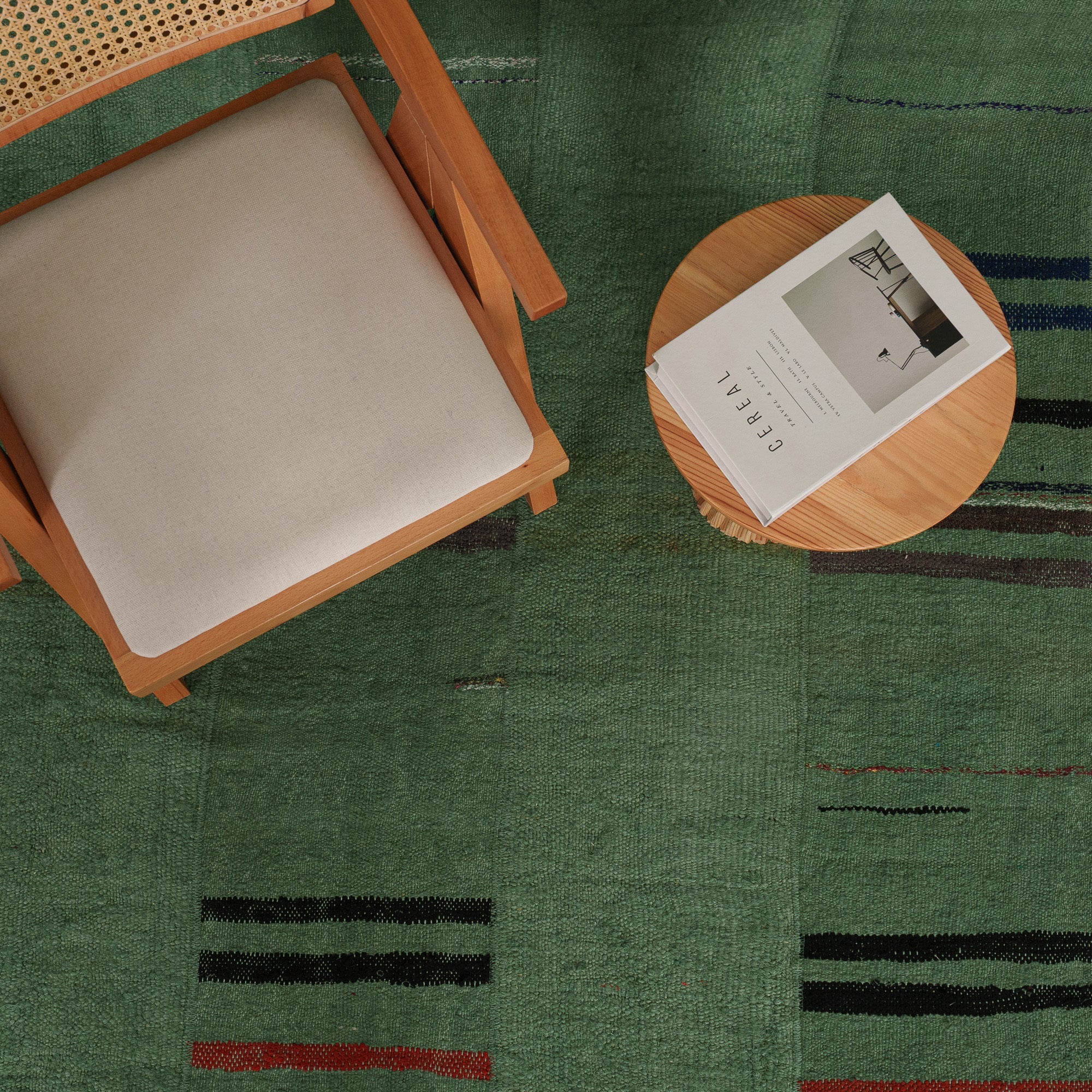 Hemp Green Area Rug