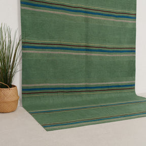 Green and Blue Area Wool Rug
