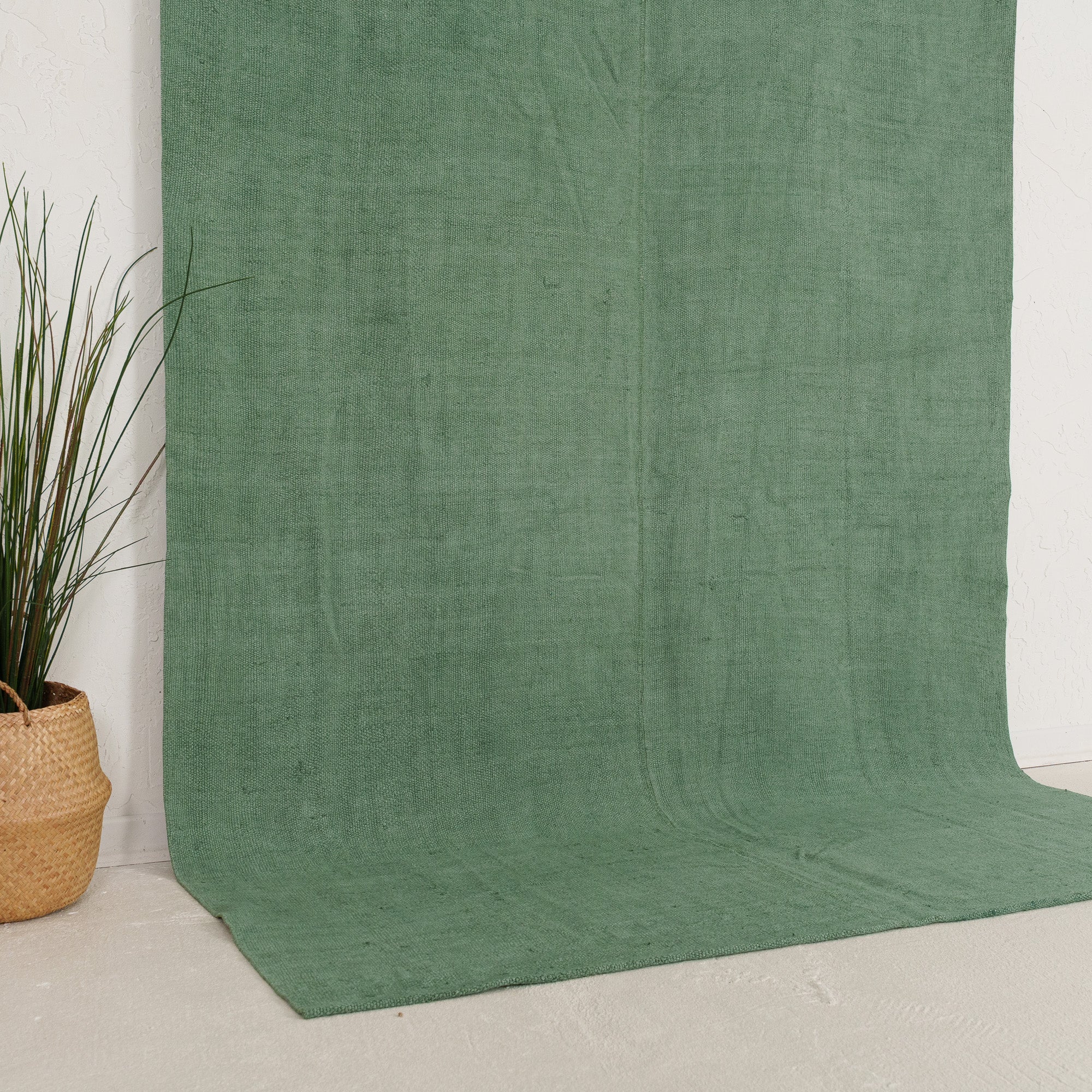 Green and  Area Wool Rug