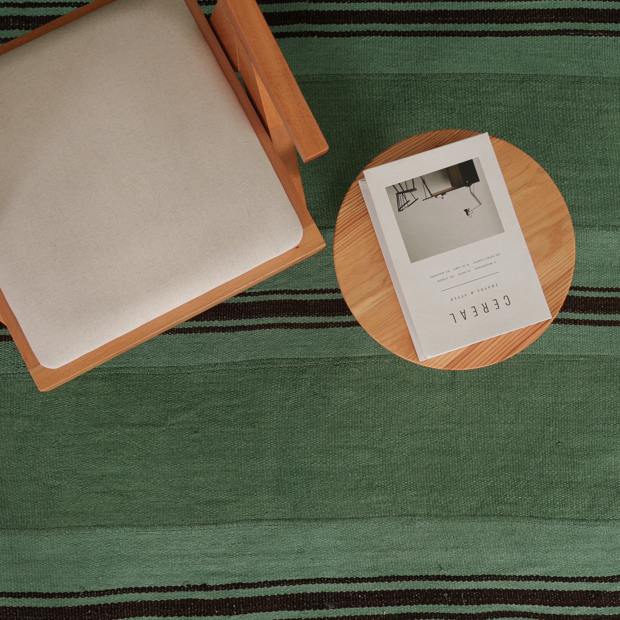 Hemp Green Area Rug