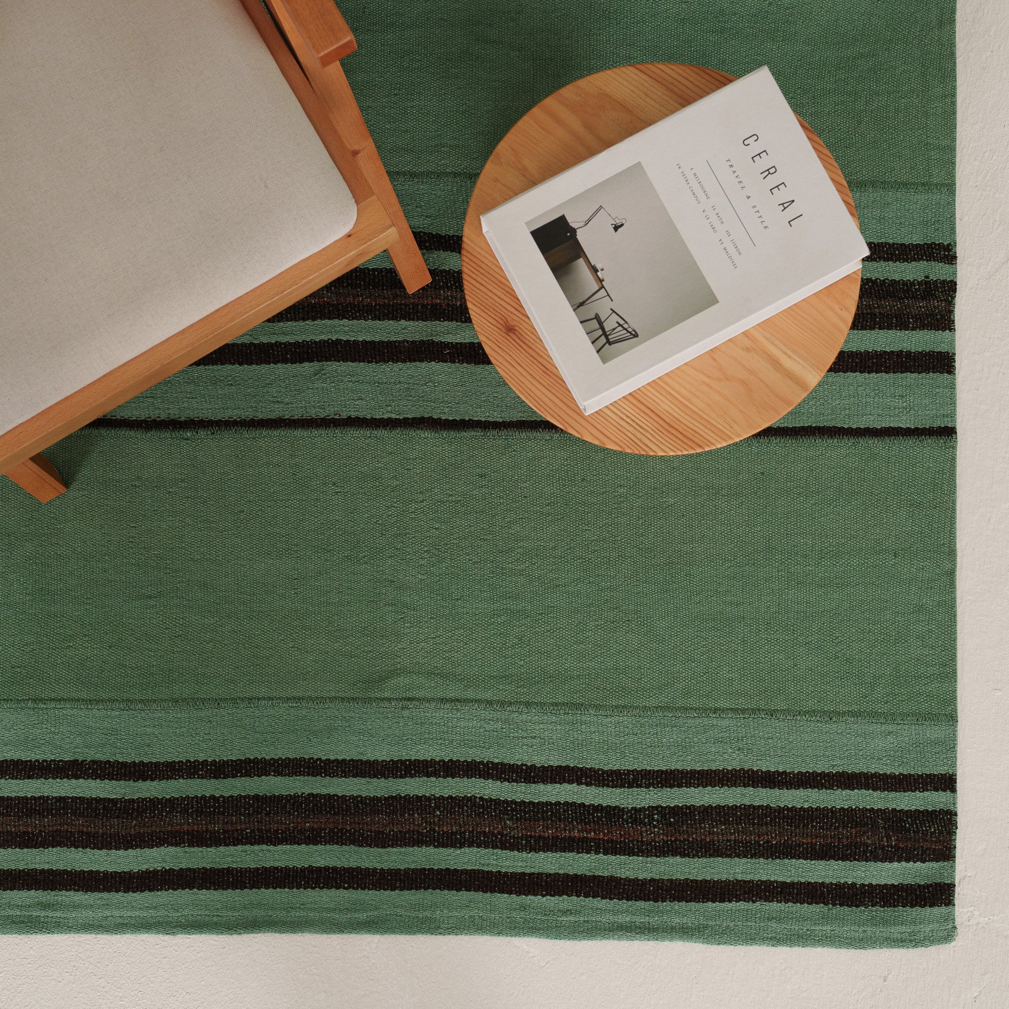 Hemp Green Area Rug