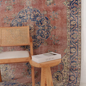 Antiquewashed Pink Area Rug
