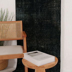 Overdyed Green Area Rug