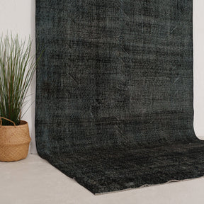 Black and  Area Wool Rug