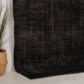 Black and  Area Wool Rug