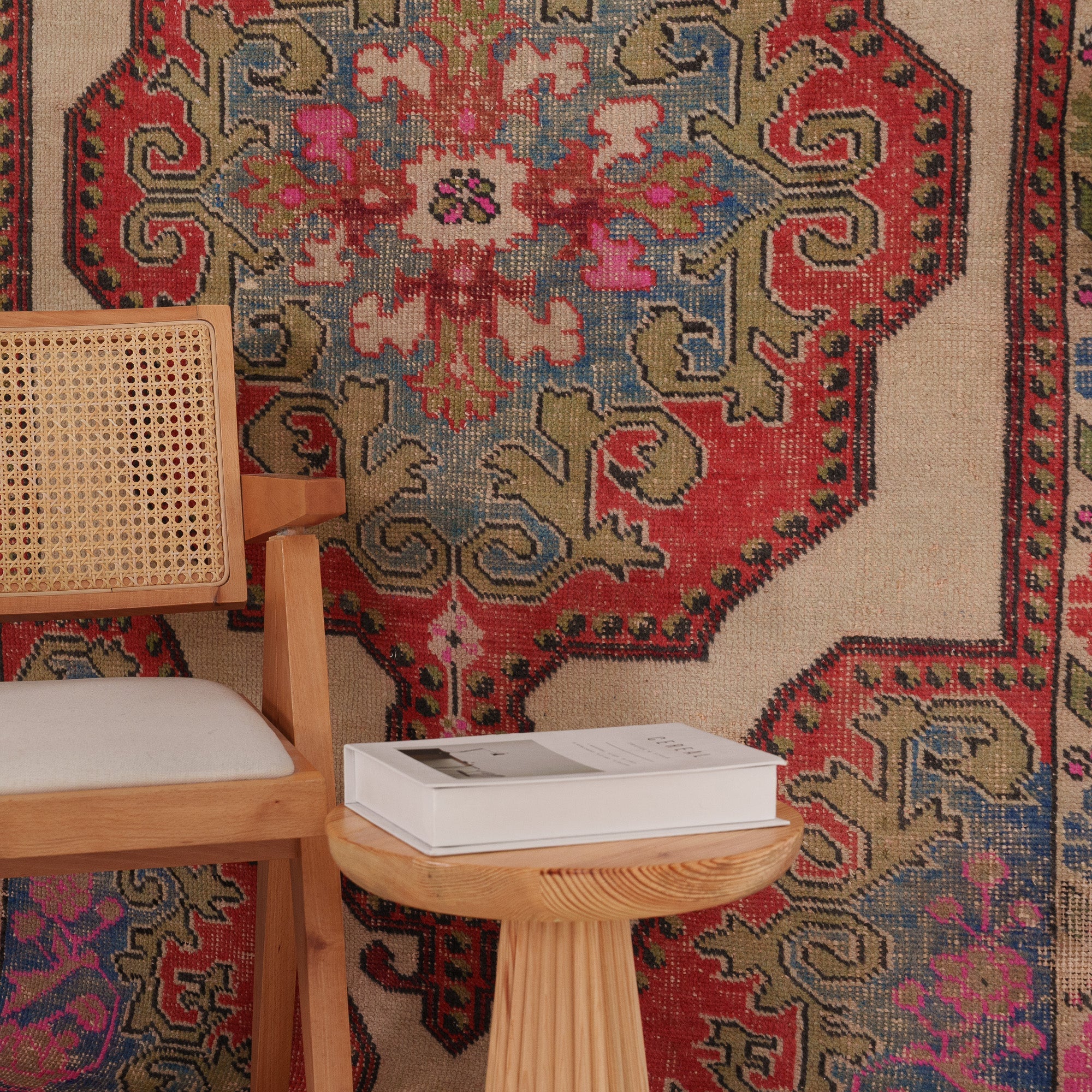 Oriental Beige Area Rug